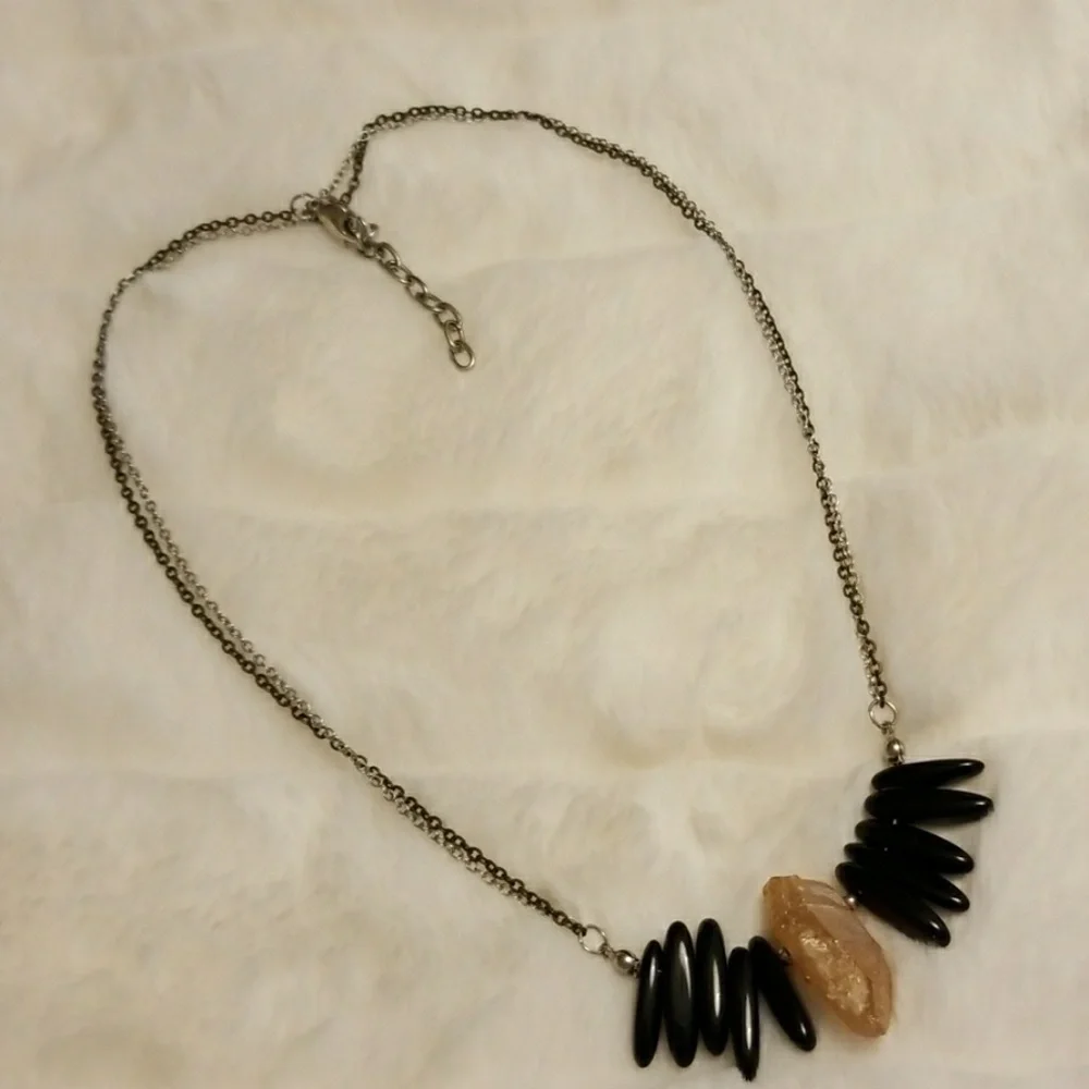 EYE CANDY L.A. // edgy boho chic crystal necklace - Picture 5 of 8